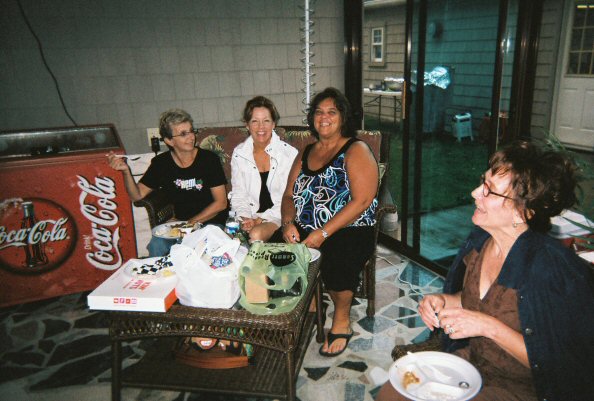Candace Manning, Kathy Callahan Livak, Sue Pascu Midcap, and Debbie Fitzhugh Richards